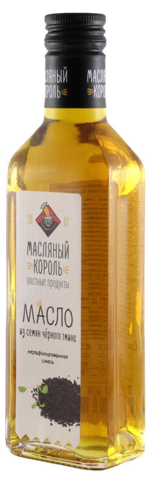 Масло черного тмина «Масляный король» нерафинированное, 250 мл