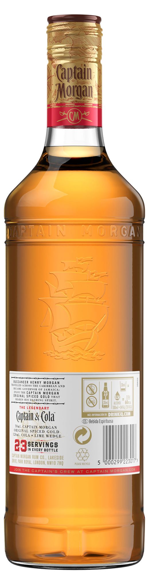 Купить Ром Captain Morgan Spiced Gold Original Шотландия, 0,7 л (278933) в  интернет-магазине АШАН в Москве и России