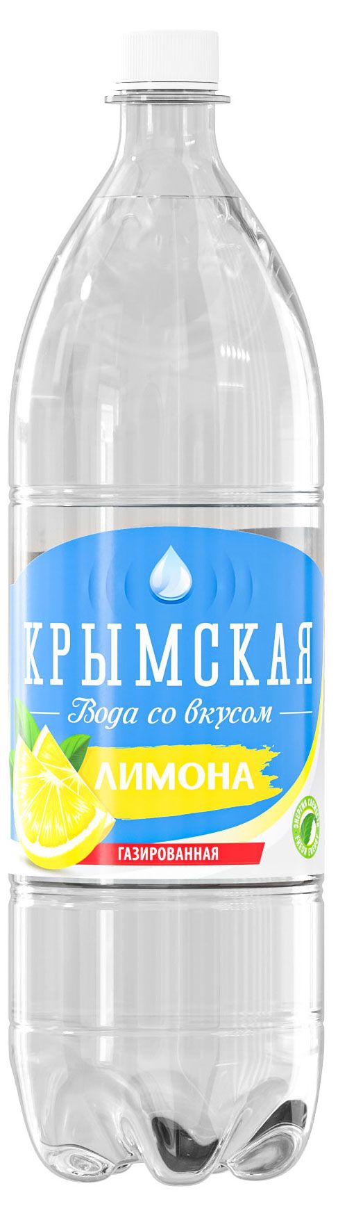 Купить Вода «Крымская» газированная лимон, 1 л (998738) в интернет-магазине  АШАН в Москве и России