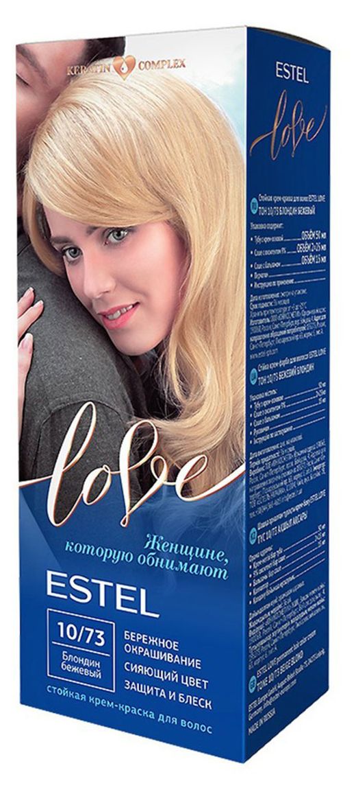 Estel Professional Крем-краска Princess Essex, 10.73 светлый …