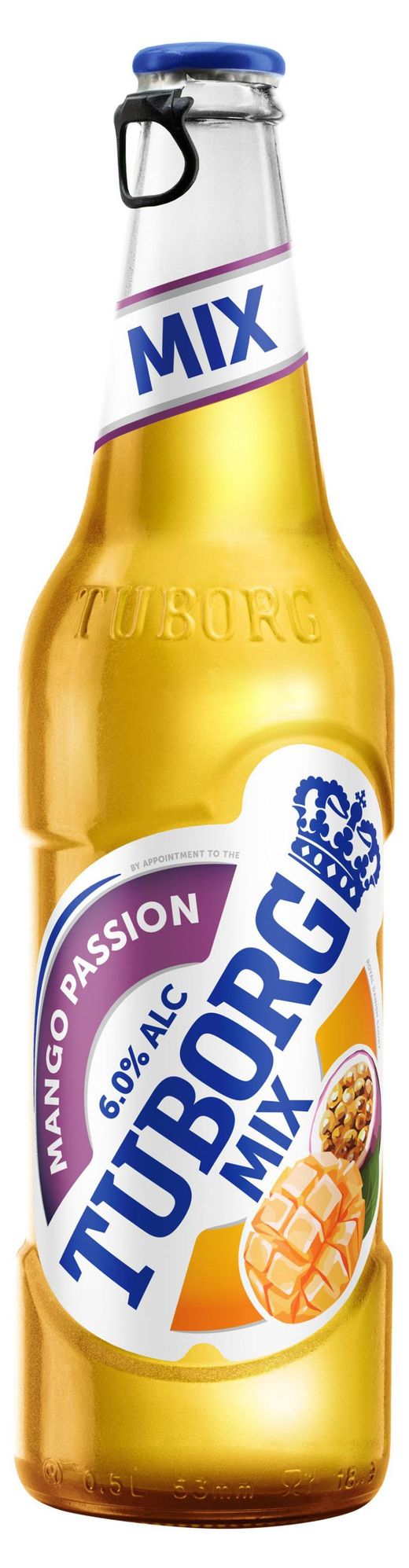 Купить Пивной напиток Tuborg Mix MangoPassion пастеризованный, 480 мл  (42167) в интернет-магазине АШАН в Москве и России