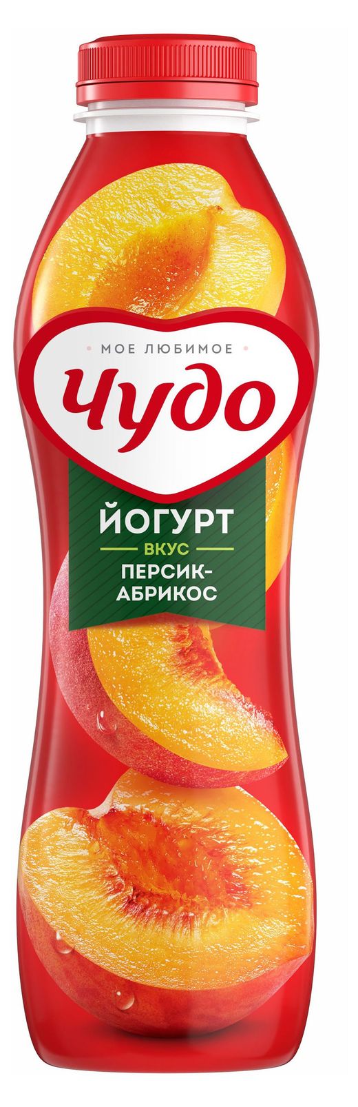 <b>Йогурт</b> &quot;<b>Чудо</b>&quot; фруктовый питьевой персик-абрикос 2.4%, 690 г.