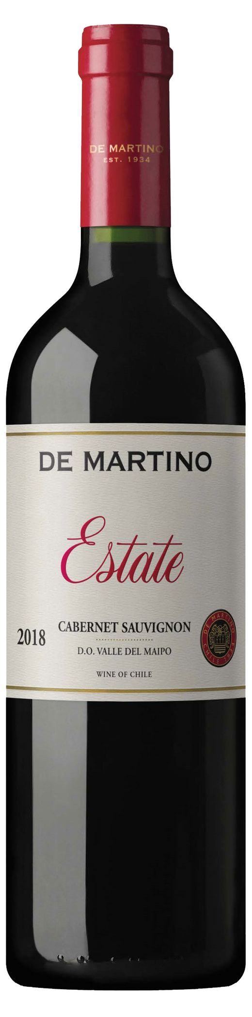 Купить Вино De Martino Cabernet Sauvignon красное сухое Чили, 0,75 л  (58754) в интернет-магазине АШАН в Москве и России