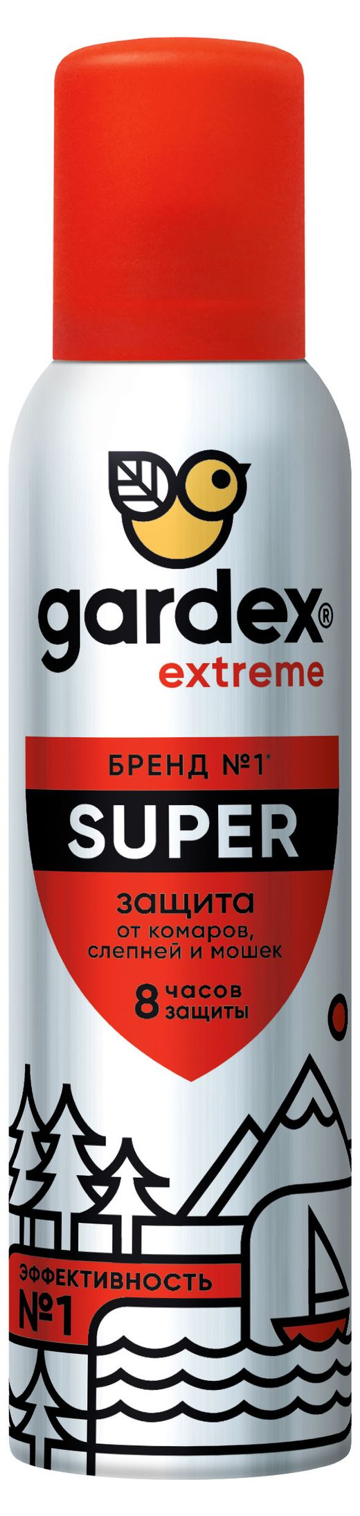 Спрей от комаров Gardex Extreme Super, 150 мл