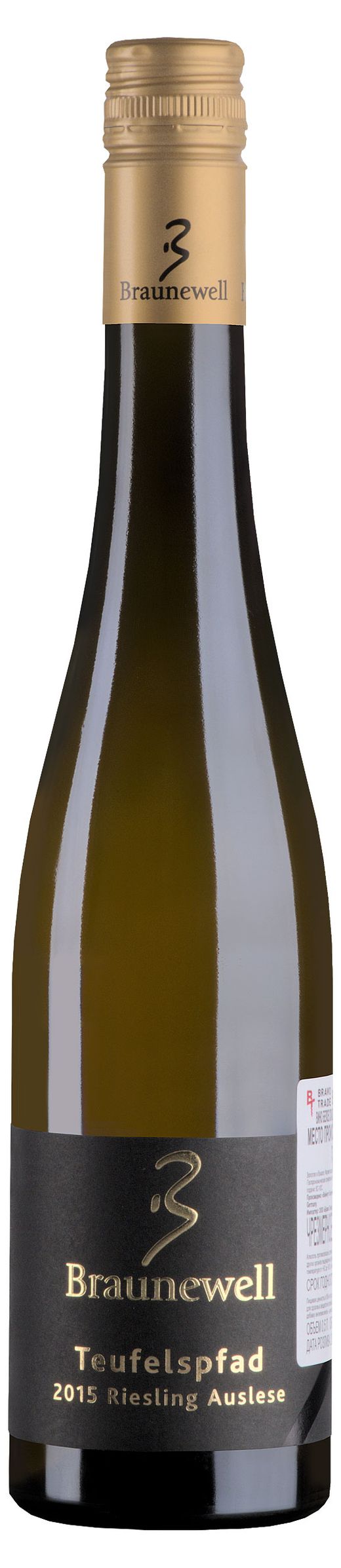 Купить Вино Braunewell Teufelspfad Riesling Auslese белое сладкое Германия,  0,5 л (107838) в интернет-магазине АШАН в Москве и России