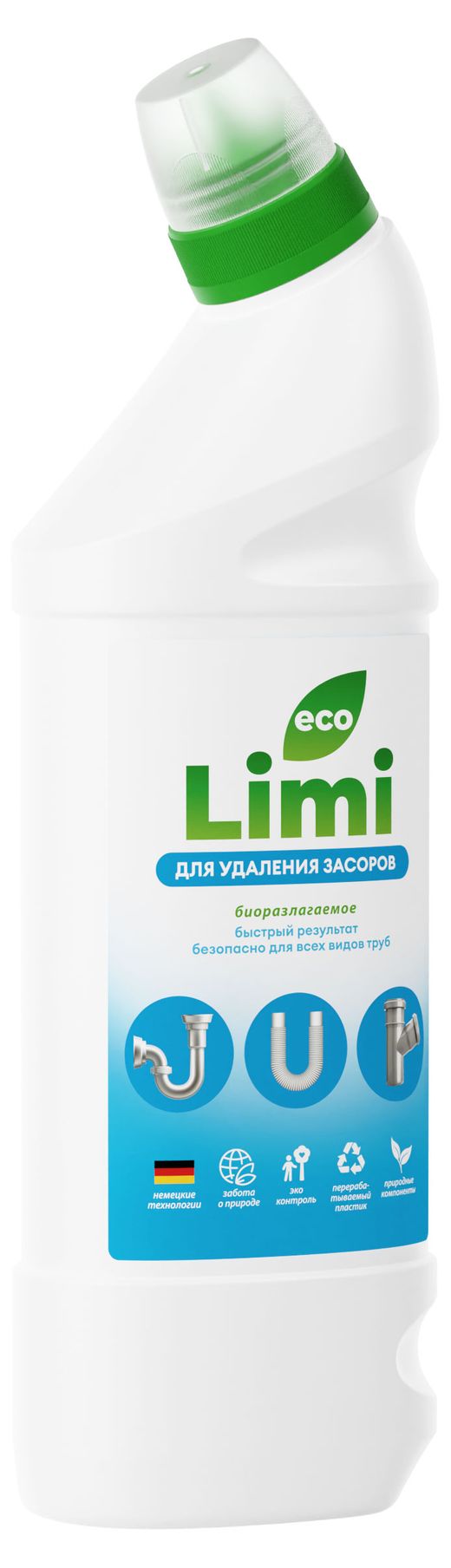 Купить Гель для устранения засоров Limi биоразлагаемое, 750 мл (124108) в  интернет-магазине АШАН в Москве и России