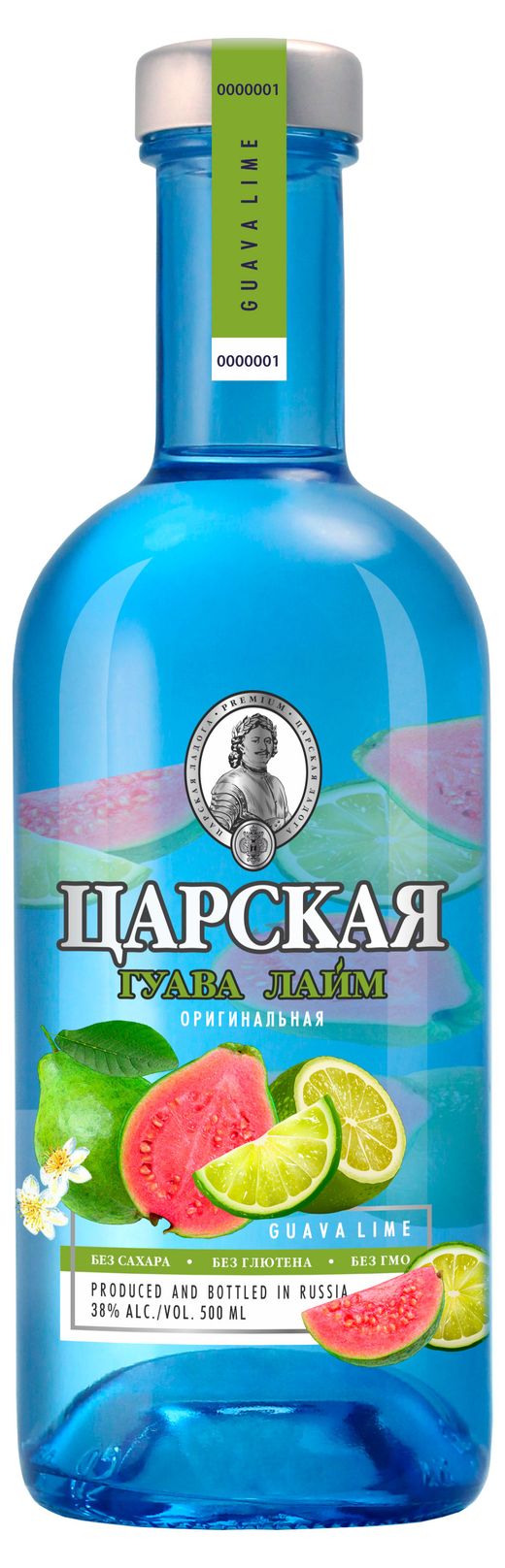 Купить Настойка «Царская» Гуава Лайм Россия, 0,5 л (140394) в  интернет-магазине АШАН в Москве и России