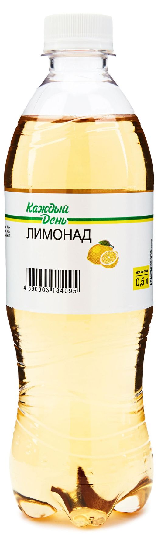 Купить Напиток газированный «Каждый День» Лимонад, 500 мл (522980) в  интернет-магазине АШАН в Москве и России