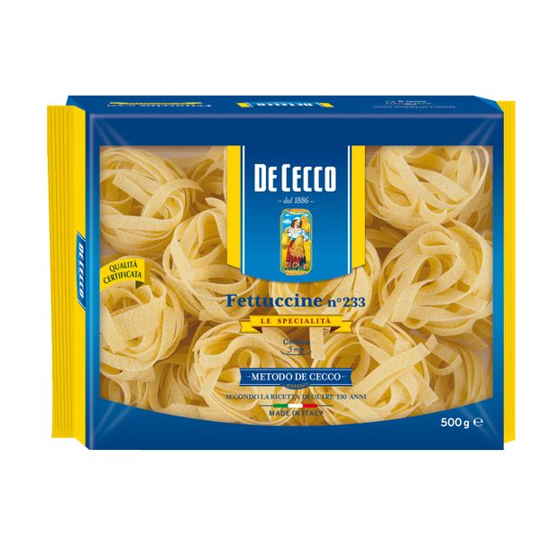 Макаронные изделия De Cecco Fettuccine 233 гнезда 500 г 430₽