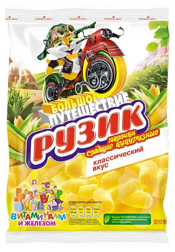 Палочки кукурузные РУЗИК сладкие 90 г 47₽