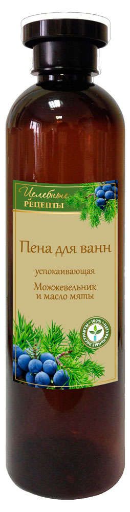 Пена для ванны Целебные рецепты Можжевельник и масло мяты 600 мл 98₽