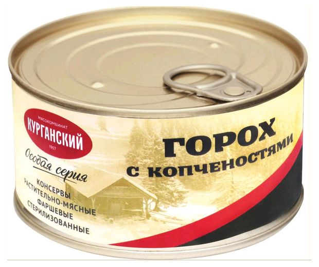 Горох с копченостями Курганский Стандарт Особая серия 330 г 139₽