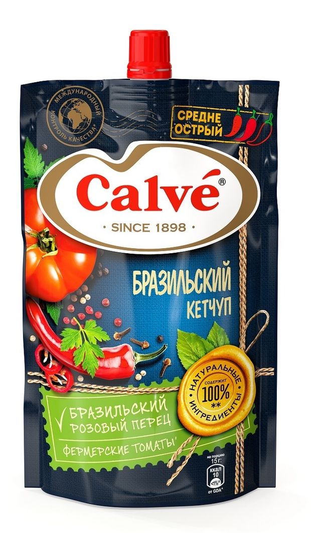 Кетчуп Calve Бразильский 350 г 93₽