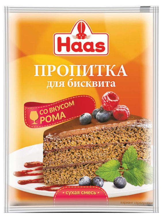 Пропитка Haas со вкусом рома 80 г 68₽