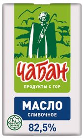 Масло сливочное Чабан халяль 82,5% БЗМЖ, 180 г