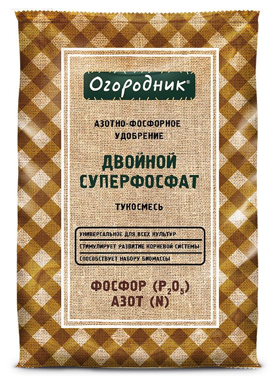 Удобрение универсальное Огородник Тукосмесь суперфосфат двойной, 700 г