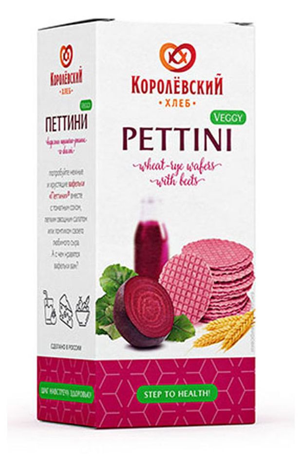 Вафельни пшенично-ржаные Королевский хлеб со свеклой, 50 г