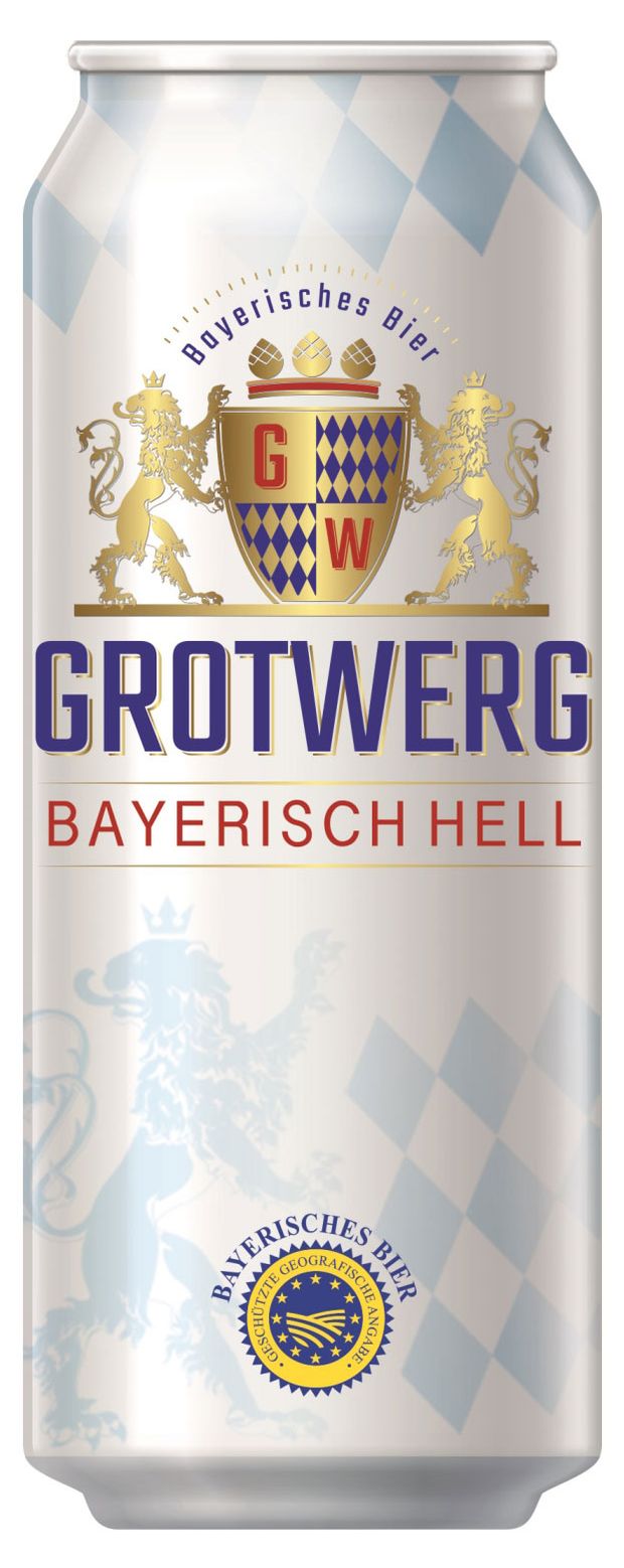 Пиво Grotwerg Bayerisch Hell светлое 47 500 мл 179₽