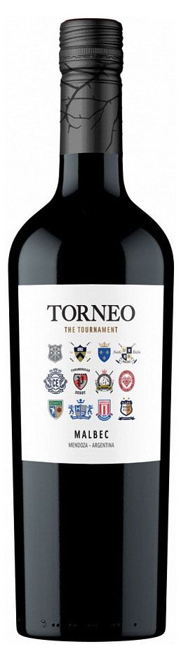 фото Вино torneo malbec красное полусухое аргентина, 0,75 л