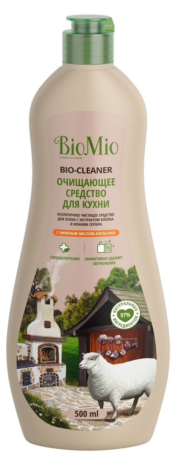 Чистящее средство для кухни BioMio Bio-Cleaner апельсин 500 мл