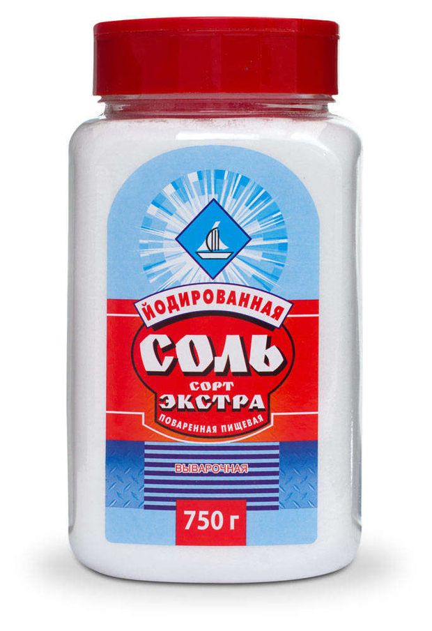 Соль пищевая ТДС йодированная 750 г 78₽