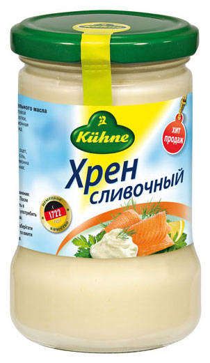 Хрен сливочный Kuhne 250 мл 429₽