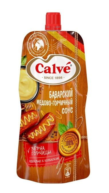 Соус медово-горчичный Calve Баварский 230 г 85₽