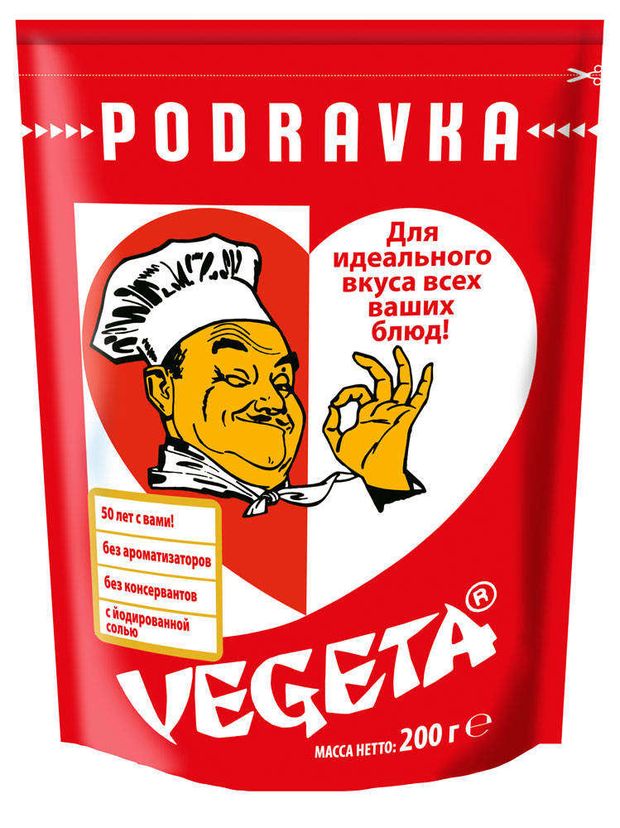 Приправа Vegeta универсальная с овощами 200 г 199₽