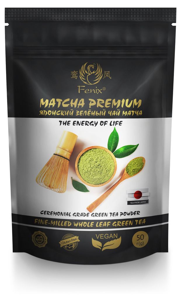 Чай зеленый FENIX Matcha Premium Матча, 50 г