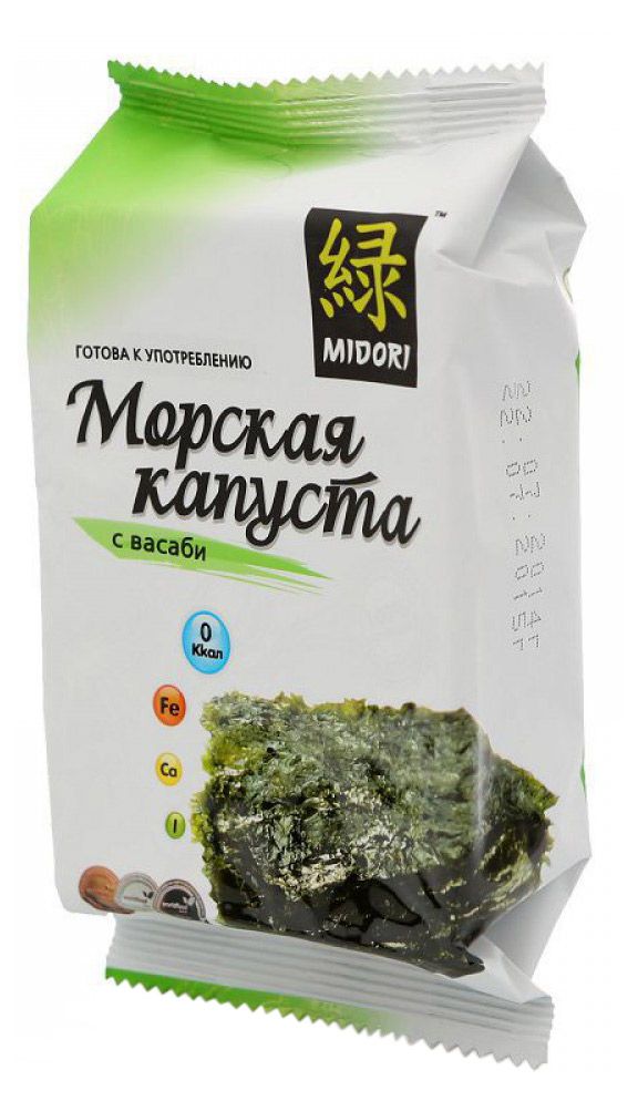 Морская капуста MIDORI с васаби, 5 г