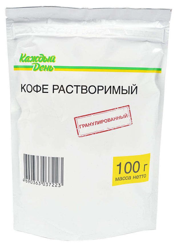 Кофе растворимый Каждый День гранулированный 100 г 173₽