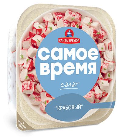 Салат Крабовый Санта Бремор Самое время, 150 г