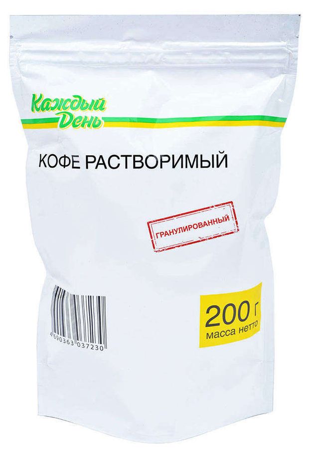 Кофе растворимый Каждый День гранулированный 200 г 339₽