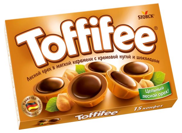 Конфеты Toffifee с нугой, 125 г