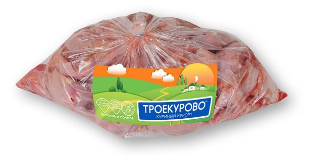 Головы цыпленка-бройлера Троекурово охлажденные (0,6-1 кг), 1 упаковка ~ 1 кг