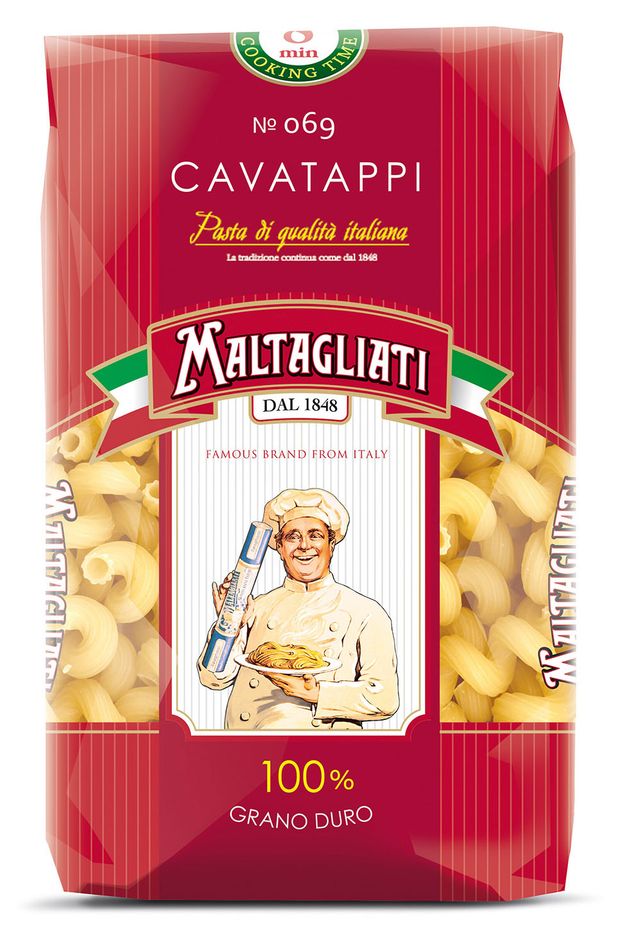 Макаронные изделия Maltagliati Рожки витые 069, 450 г