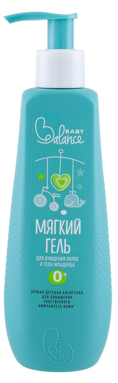 Гель для очищения волос и тела младенца Baby Balance 250 мл 369₽