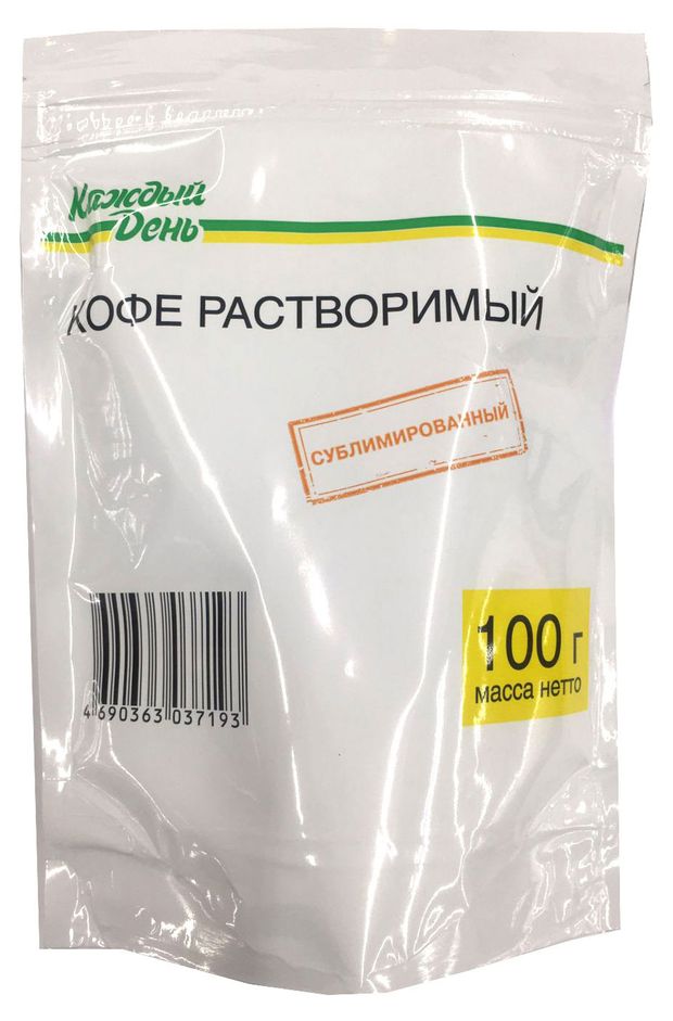 Кофе растворимый Каждый день сублимированный 100 г 203₽