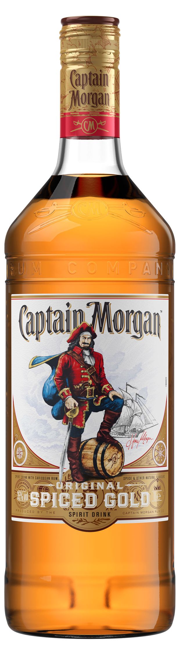 Купить Ром Captain Morgan Spiced Gold Шотландия, 1 л (836902) в  интернет-магазине АШАН в Москве и России