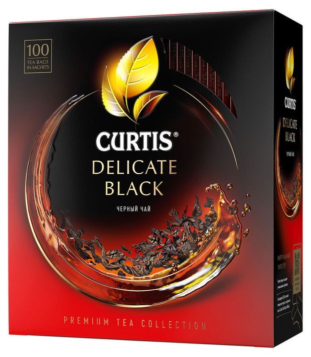 Чай черный Curtis Delicate Black мелколистовой 100 пакетиков 299₽