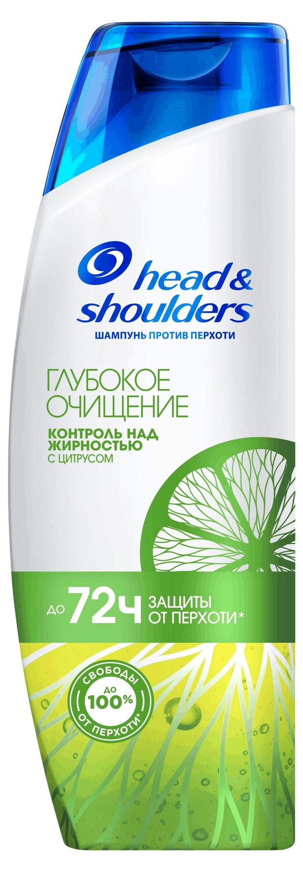 Шампунь для волос Head & Shoulders Глубокое очищение контроль над жирностью для жирной кожи головы, 300 мл