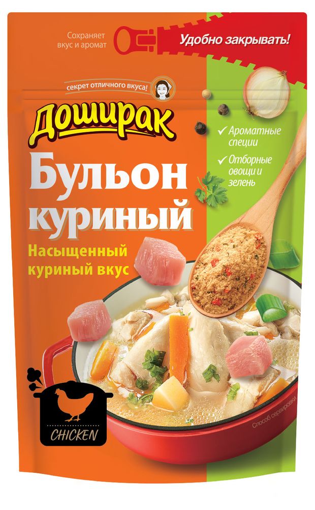 Бульон Доширак куриный 90 г 43₽