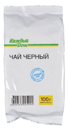 Чай черный Каждый день мелколистовой, 100 г