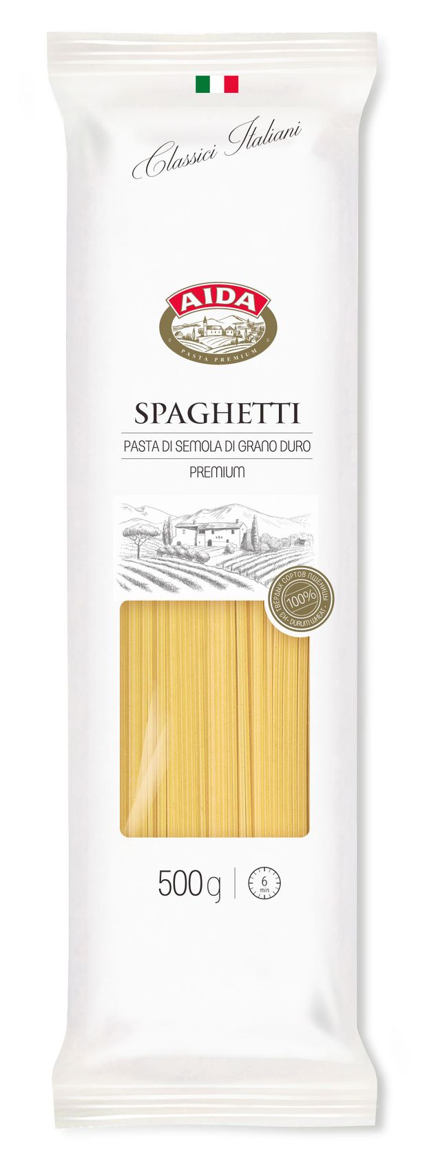 Спагетти Aida Spaghetti, 500г