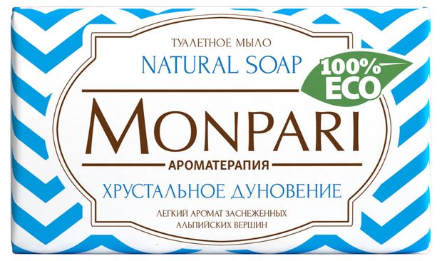 Мыло туалетное Monpari Ароматерапия Хрустальное дуновение, 180 г