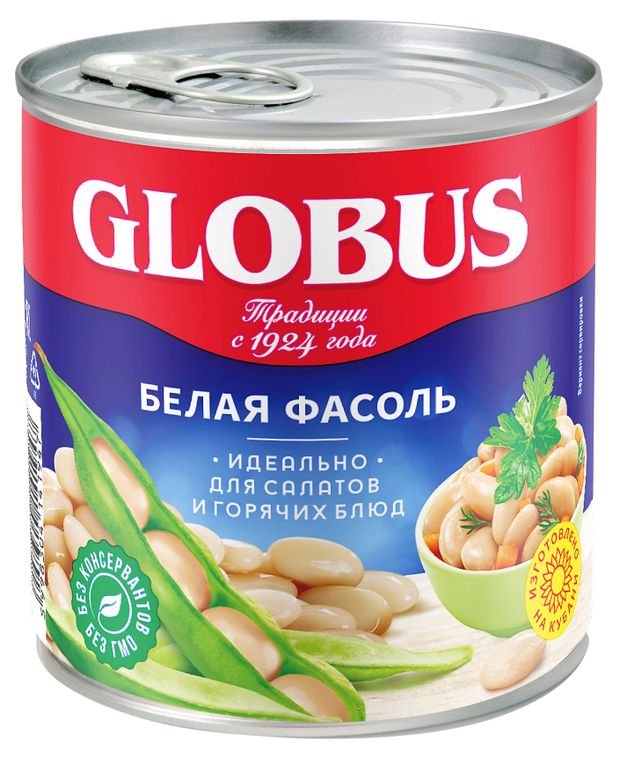 Фасоль белая GLOBUS, 400 г