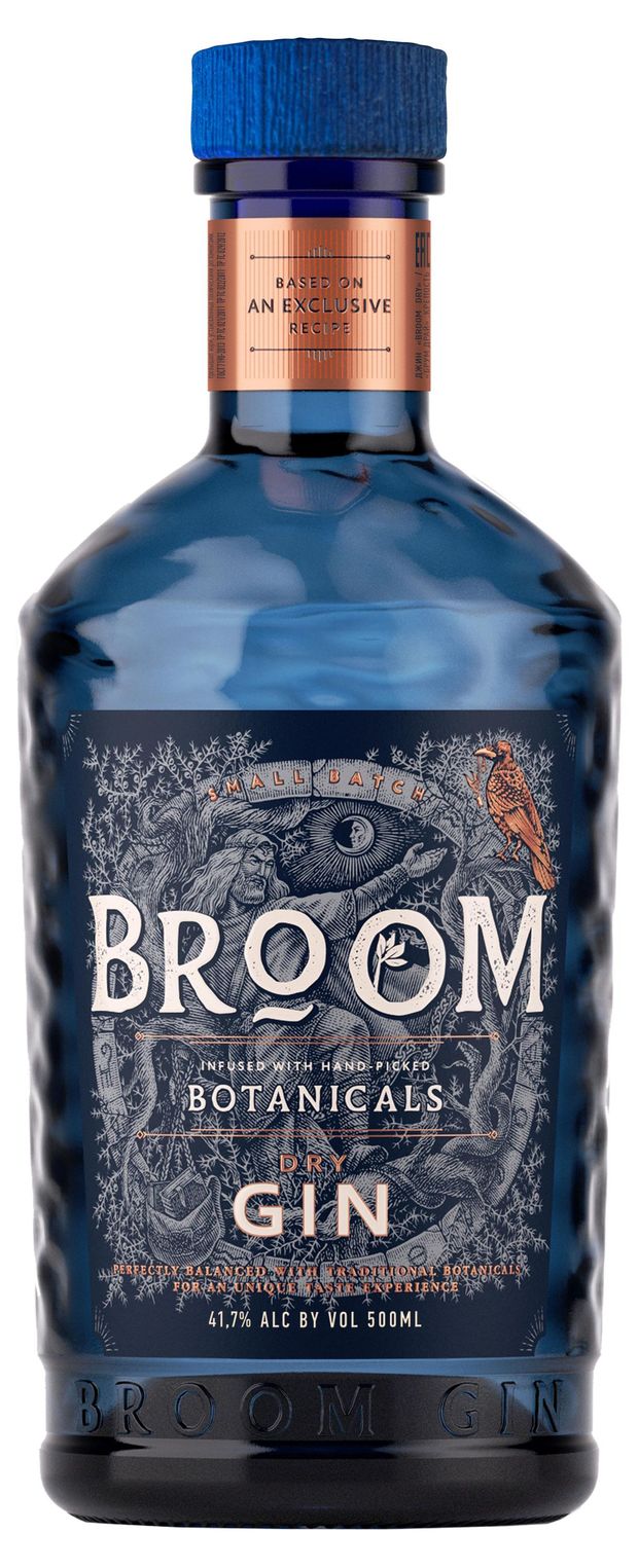 Джин BROOM Dry 41,7% Россия, 0,5л