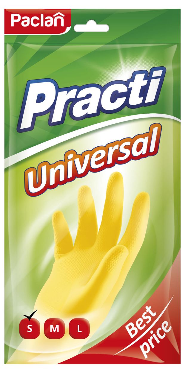 Перчатки хозяйственные Paclan Universal, р S