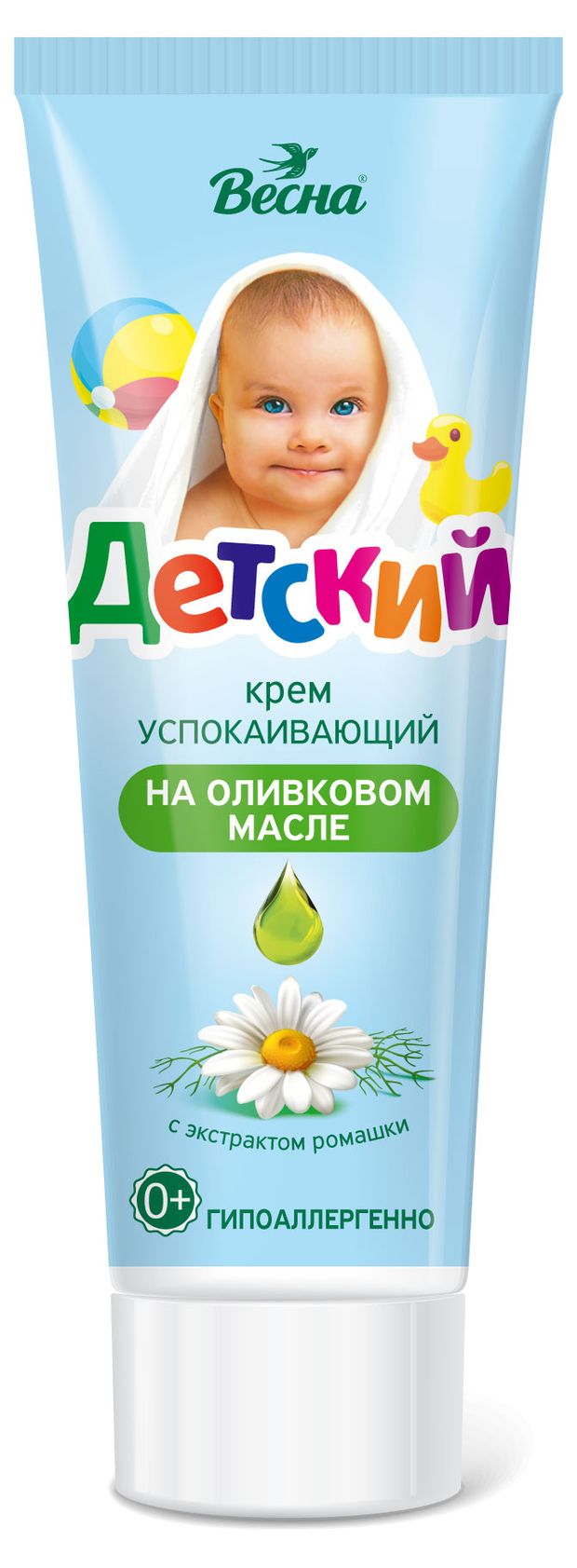 Купить Крем «Весна» Детский с экстрактом ромашки, 75 мл (1523) в  интернет-магазине АШАН в Москве и России