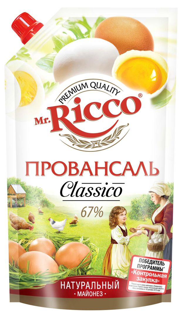 Майонез Mr.Ricco Провансаль 67%. 400 мл